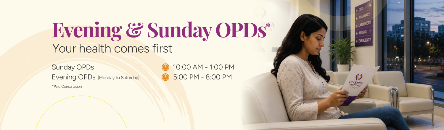Evening and Sunday OPDs at Prakriya