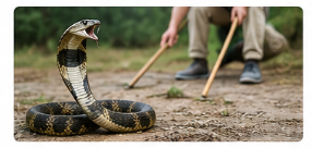 Snake bute myth: Bringing the snake to the hospital helps identify it.